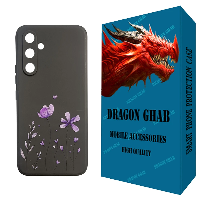کاور دراگون قاب مدل CHPD طرح Black کد 001 مناسب برای گوشی موبایل سامسونگ Galaxy A54