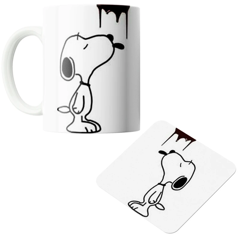 ماگ پاد آفرین مدل Coffee کد z369 به همراه زیر لیوانی