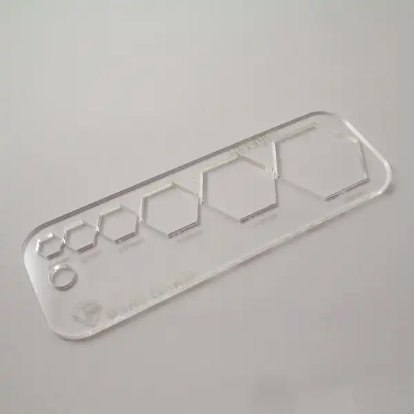 شابلون پارلا گوهر طرح شش ضلعی کد 5035