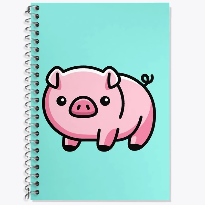 دفتر لغت 50 برگ خندالو مدل خوک کد 28167