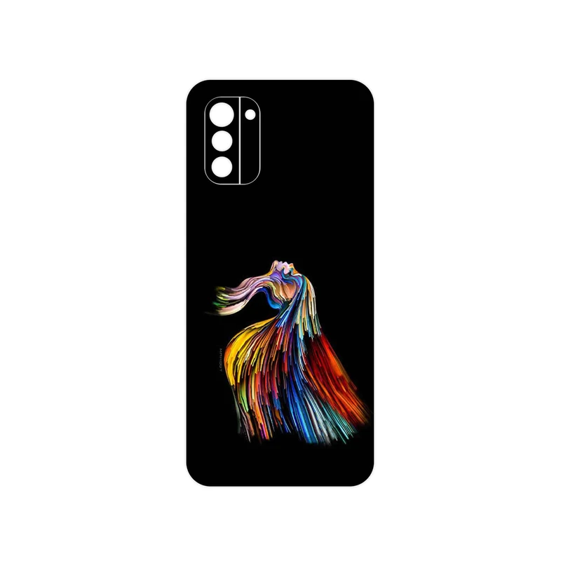 برچسب پوششی ماهوت مدل Rainbow Hair Digital Art مناسب برای گوشی موبایل نوکیا G21