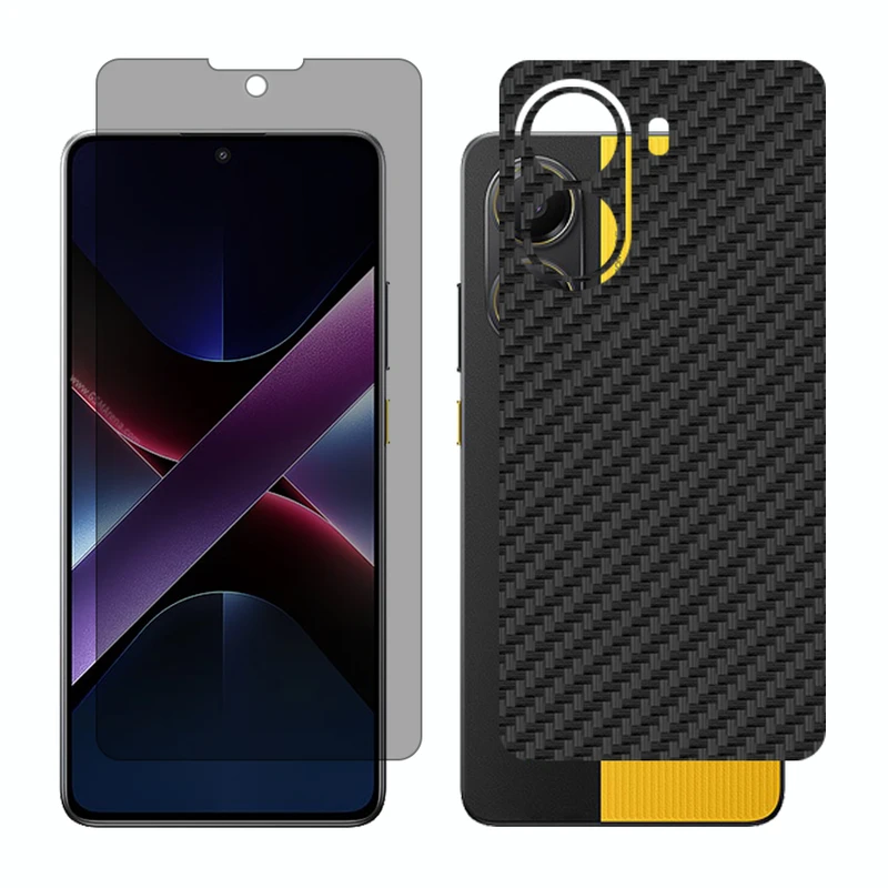 محافظ صفحه نمایش حریم شخصی گلس مدل Together مناسب برای گوشی موبایل شیائومی Poco X7 Pro به همراه برچسب پوششی