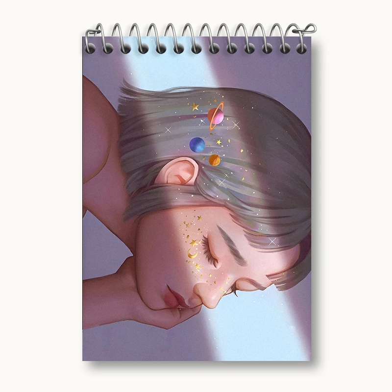 دفتر یادداشت 50 برگ خندالو طرح دخترانه کد N3132