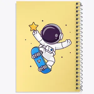 دفتر مشق 50 برگ خندالو طرح فضانورد کد N3584