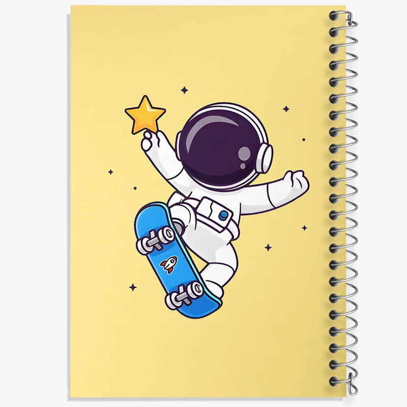 دفتر نقاشی 50 برگ خندالو طرح فضانورد کد N3584