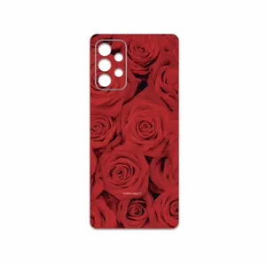 MAHOOT Red-Flower Cover Sticker for Samsung Galaxy A72