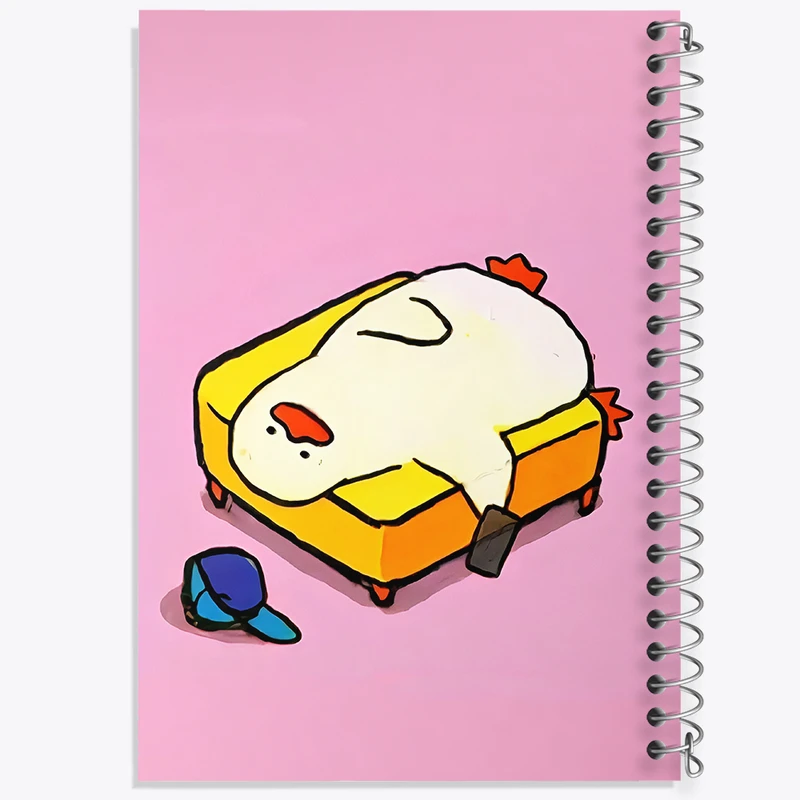 دفتر مشق 100 برگ خندالو طرح اردک خنگ کد N4131