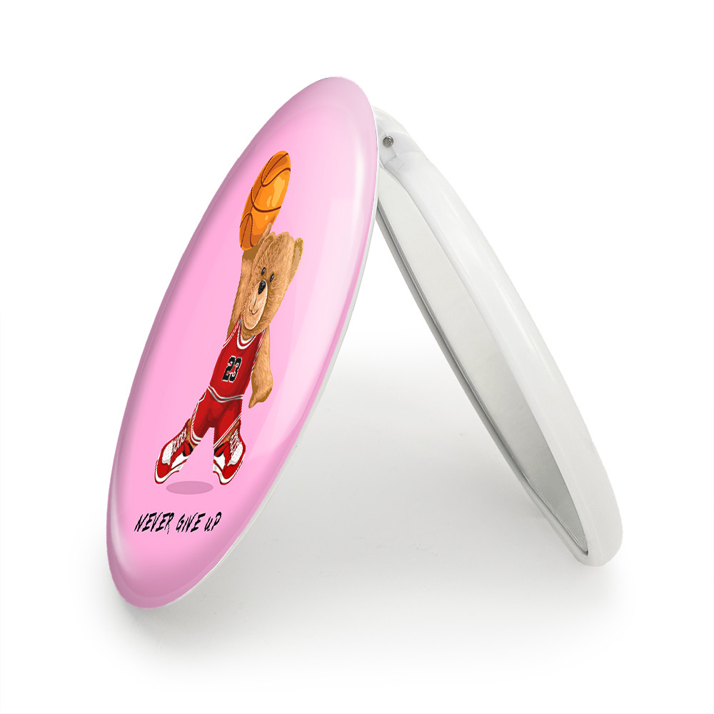 آینه جیبی خندالو طرح تدی Teddy مدل تاشو کد 26141