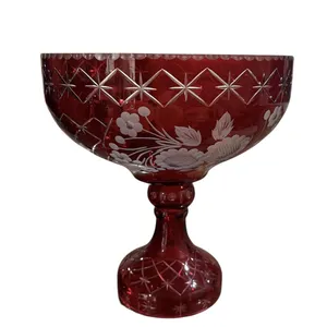 میوه خوری شیشه ای مدل دوپوست کد 049