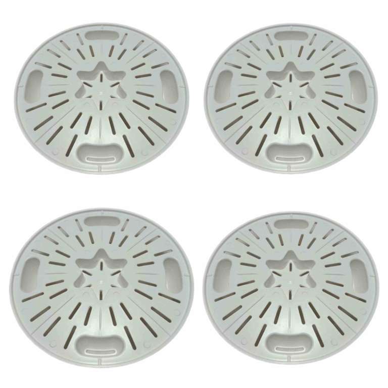 زیرگلدانی مدل زهکش جزیره کد 18 بسته 4 عددی