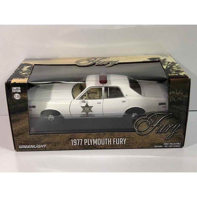 ماکت ماشین گرینلایت مدل پلیس کلاسیک طرح PLYMOUTH FURY Police