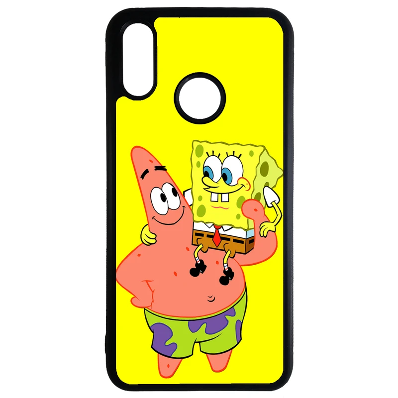 کاور طرح باب اسفنجی کد 1146 مناسب برای گوشی موبایل آنر 10 lite