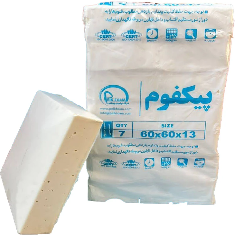 عکس شماره 2 : فوم سرد پیکفوم مدل یکرو عدسی کد 60x60x13