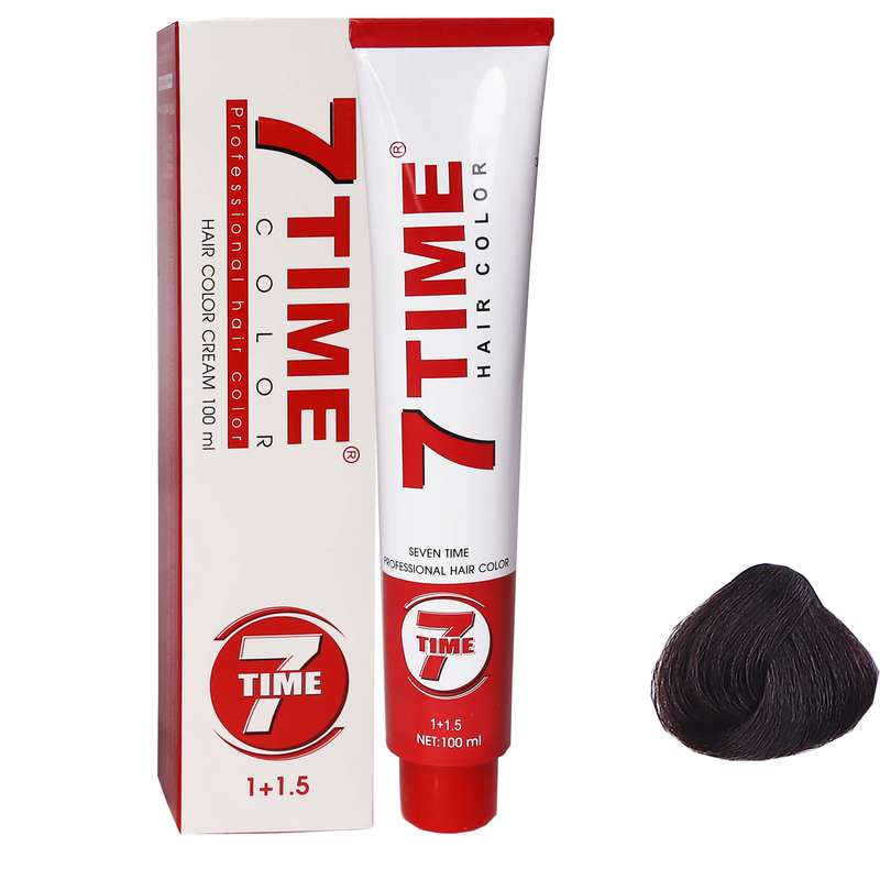 رنگ مو سون تایم شماره A.5 سری خاکستری حجم 100 میلی لیتر رنگ بلوند خاکستری تیره