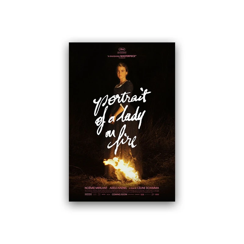 تابلو شاسی طرح پرتره یک بانو در آتش مدل BS807