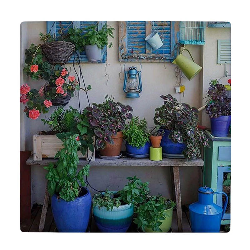  زیر لیوانی  طرح گلدان های گل کد    5927793_4690