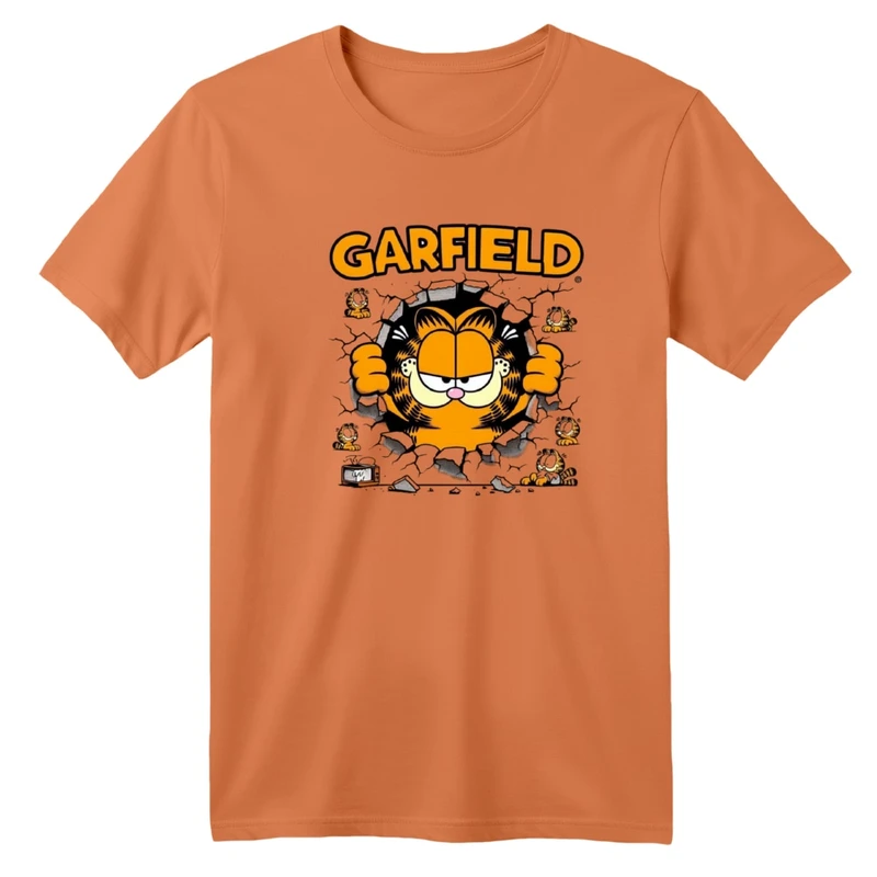 تی‌شرت آستین کوتاه لانگ بچگانه مدل گارفیلد