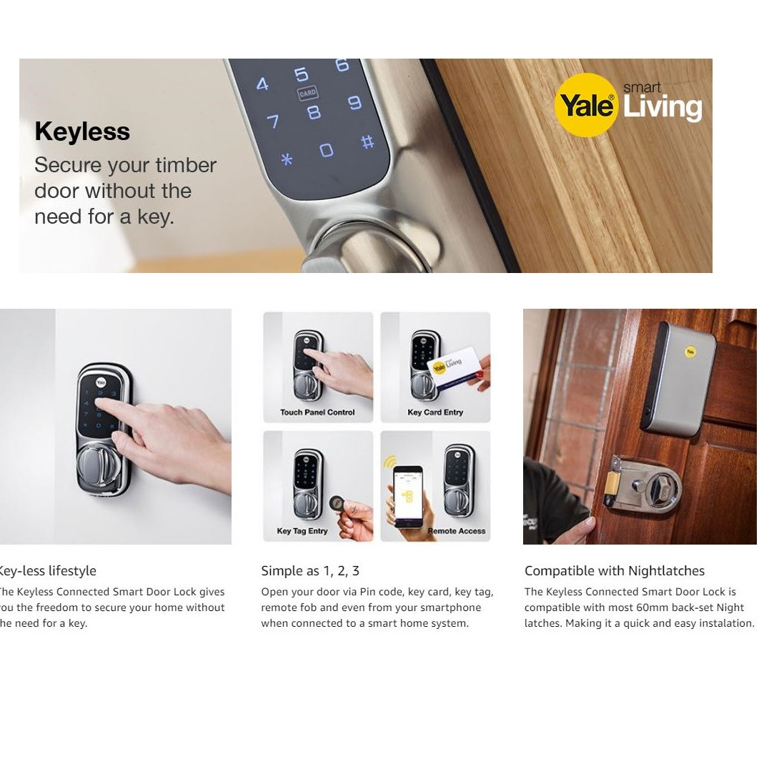 دستگیره هوشمند ییل مدل YD-01-CON-NOMOD-SN