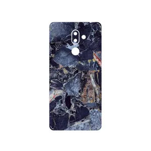 MAHOOT Broken black marble Cover Sticker for Nokia 7 Plus
