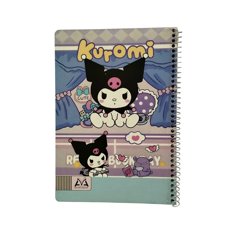 دفتر مشق 50 برگ آوا مدل حاشیه دار کرومی