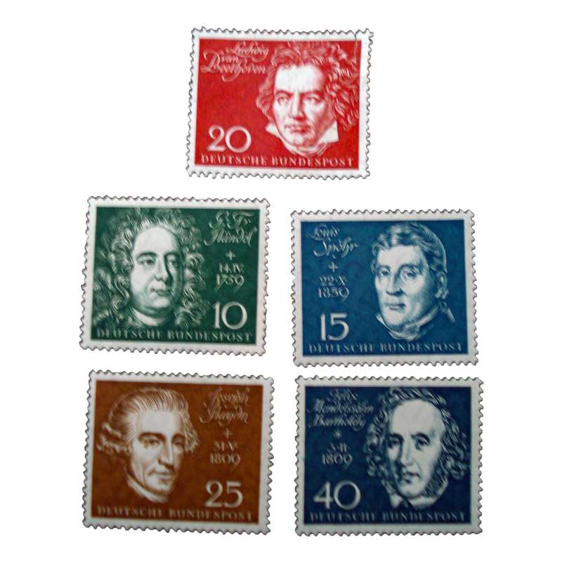 تمبر یادگاری مدل ملل کد bc-1888 مجموعه 5 عددی