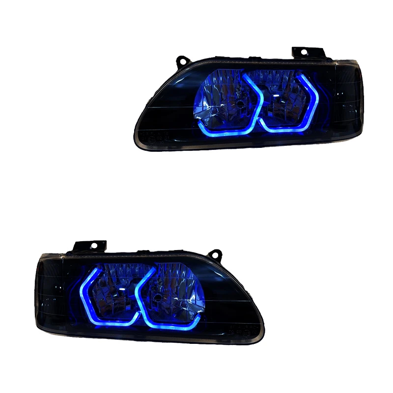 چراغ جلو خودرو گروه پژوهش صنعت مدرن مدل 3D-I8-B مناسب برای پراید بسته دو عددی