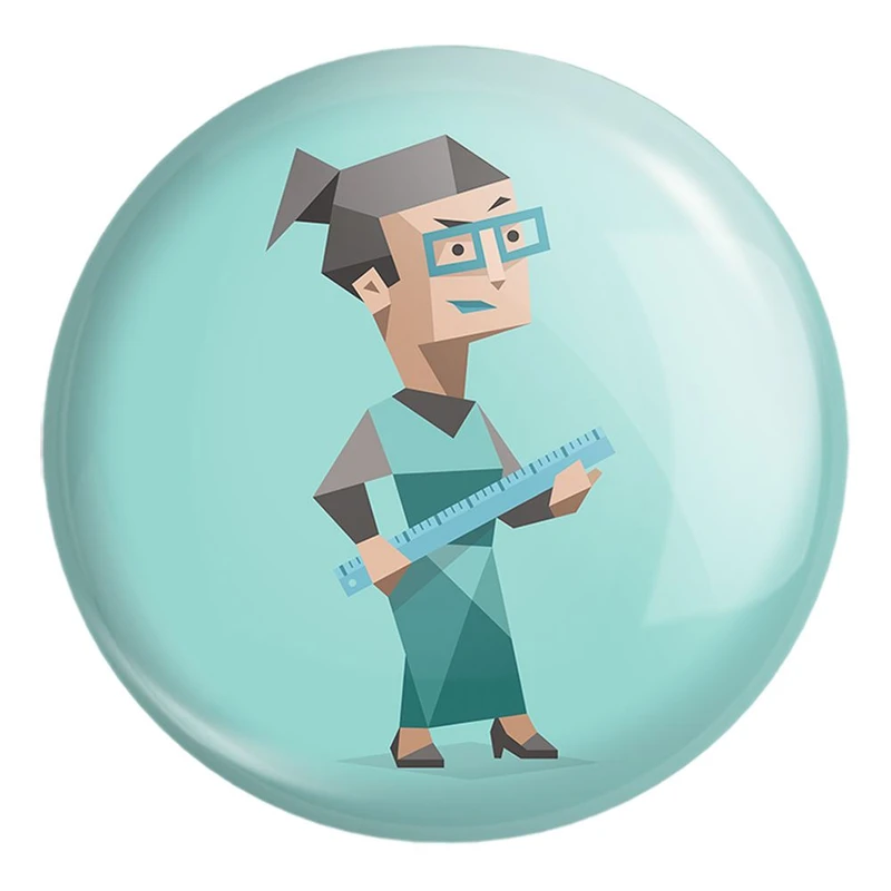 پیکسل خندالو طرح تایپ شخصیتی مجری ESTJ کد 7707 مدل بزرگ