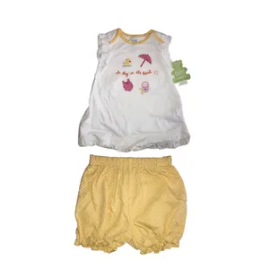 ست تونیک و شلوار دخترانه کارترز مدل ساحلی کد CTK020