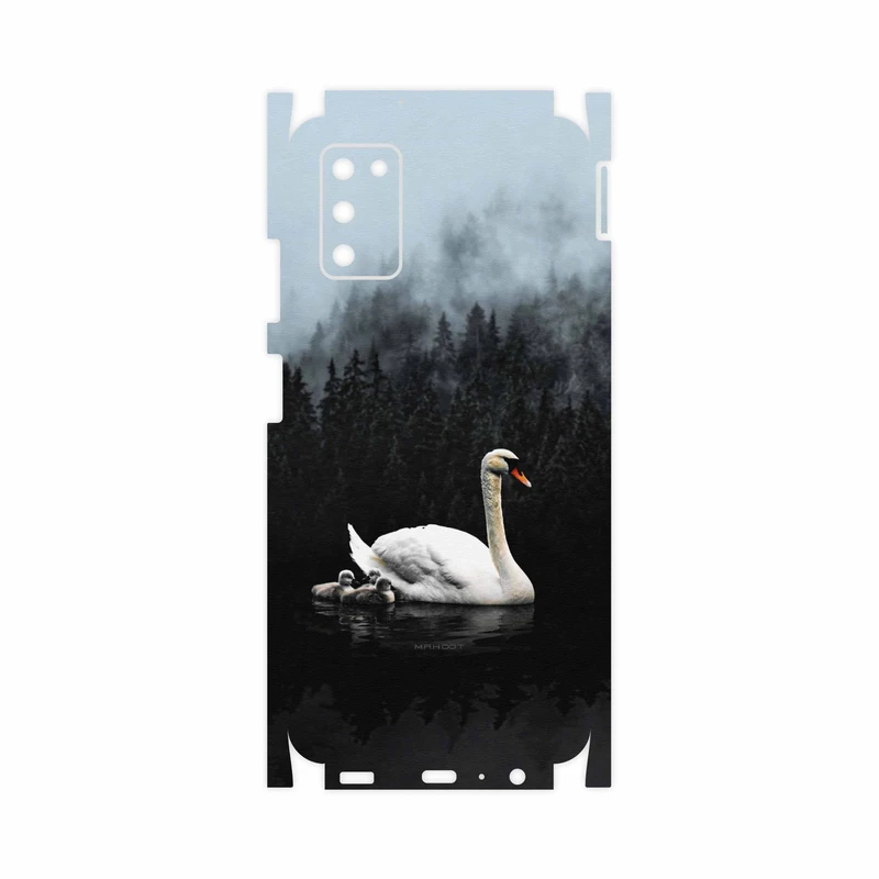 برچسب پوششی ماهوت مدل Swan-Lake-FullSkin مناسب برای گوشی موبایل سامسونگ Galaxy A03S