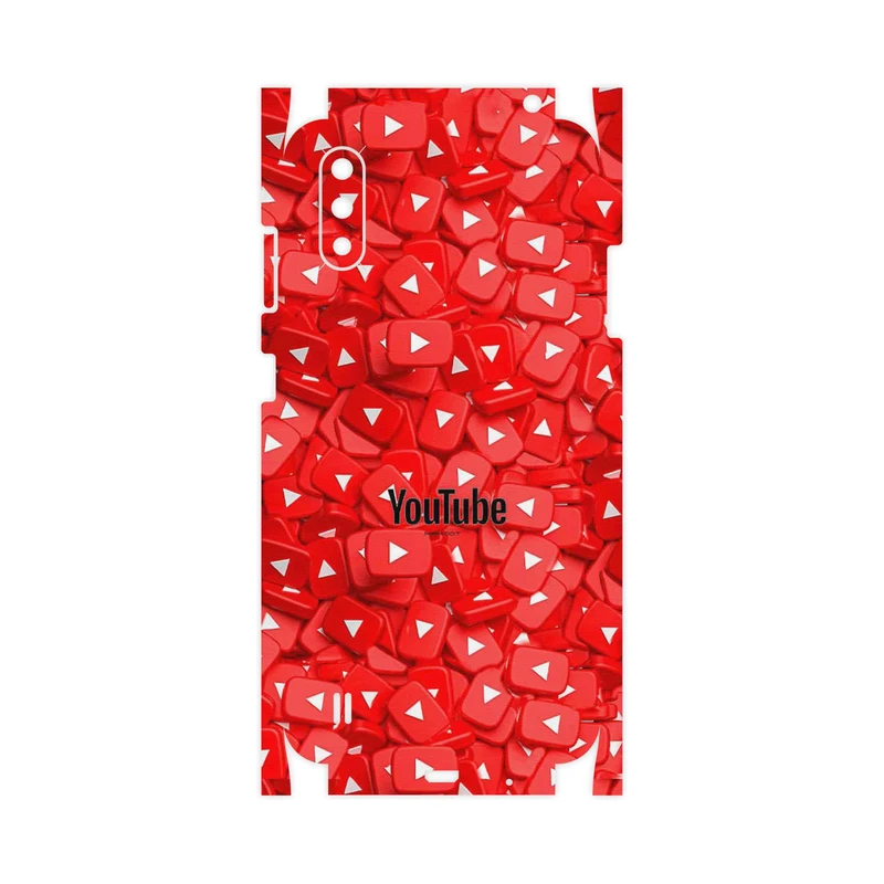 برچسب پوششی ماهوت مدل Youtube-FullSkin مناسب برای گوشی موبایل سامسونگ Galaxy A01