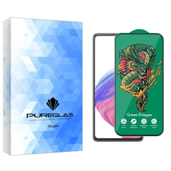 محافظ صفحه نمایش پیور گلس مدل NueGlas Green_Dragon مناسب برای گوشی موبایل سامسونگ Galaxy A53 5G