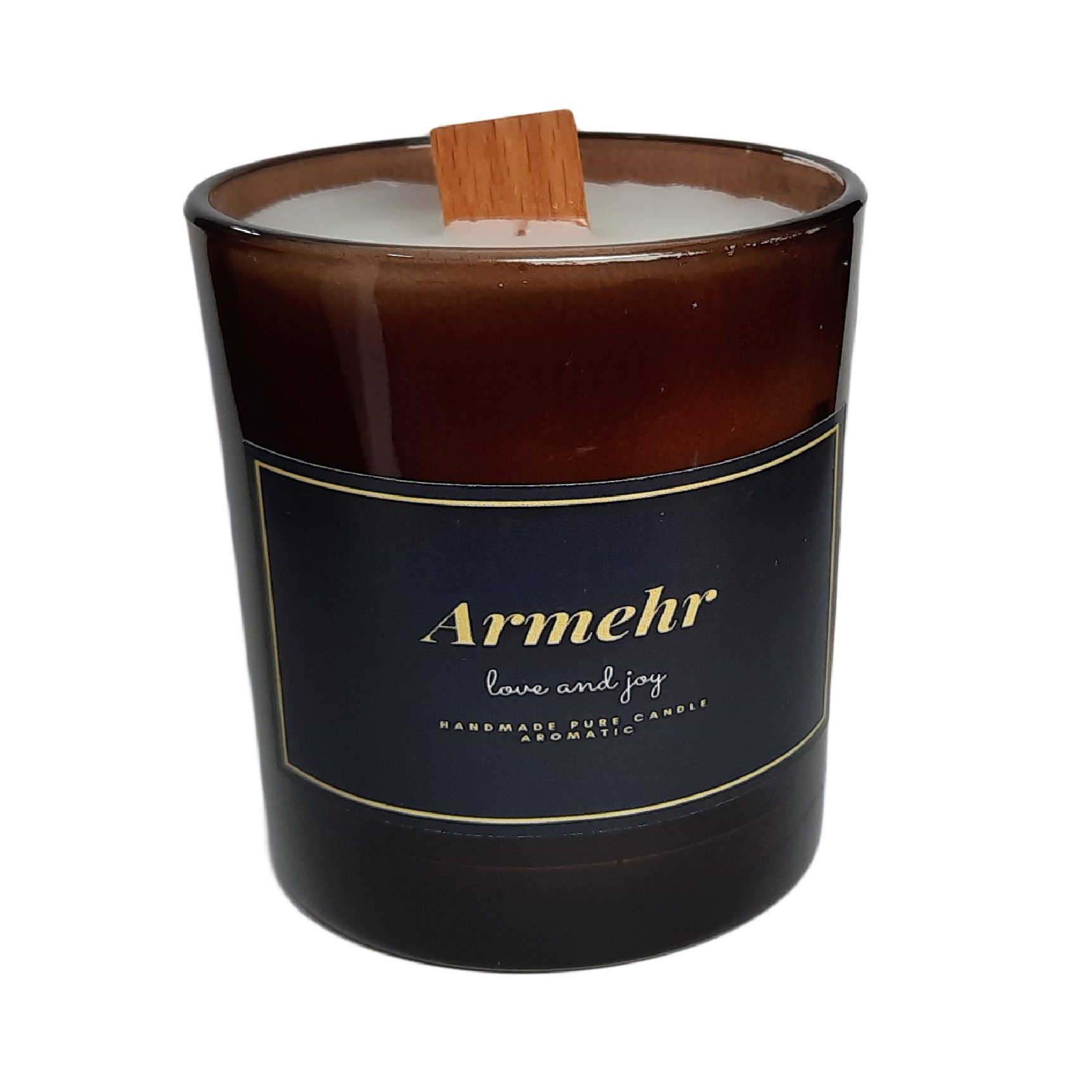 شمع لیوانی آرمهر مدل شیشه ای