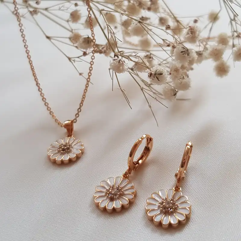 نیم ست زنانه وای اس ایکس مدل گل نگینی 3461