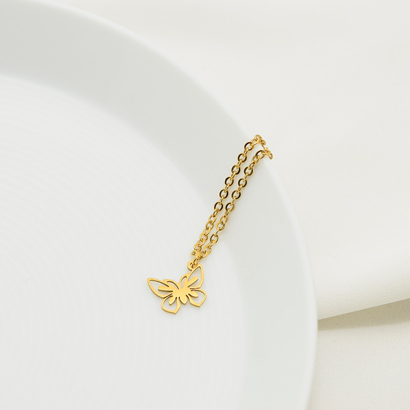 آویز ساعت زنانه دلنار گالری مدل پروانه مینیاتوری