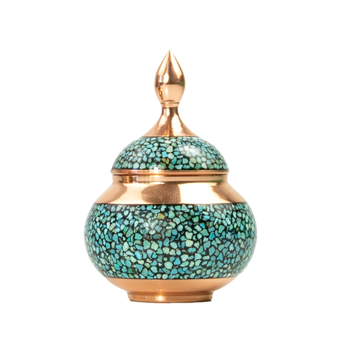 قندان فیروزه کوبی صنایع دستی اریسا کد 01