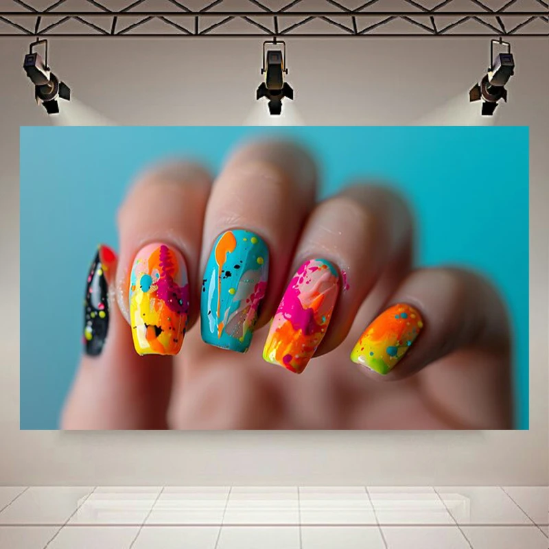  پوستر طرح مخمل لاک آرت مدل چکیده کد AR303294