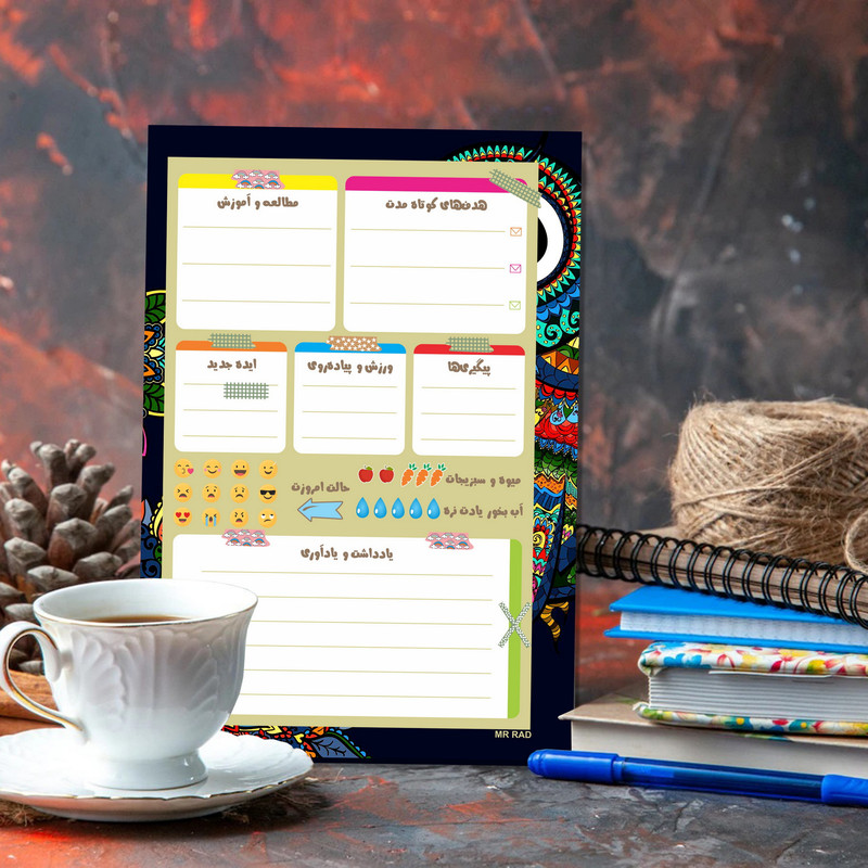 کاغذ یادداشت مستر راد مدل جغد کد fiory 2153