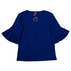 بلوز آستین سه ربع زنانه مدل کلوش کد 2