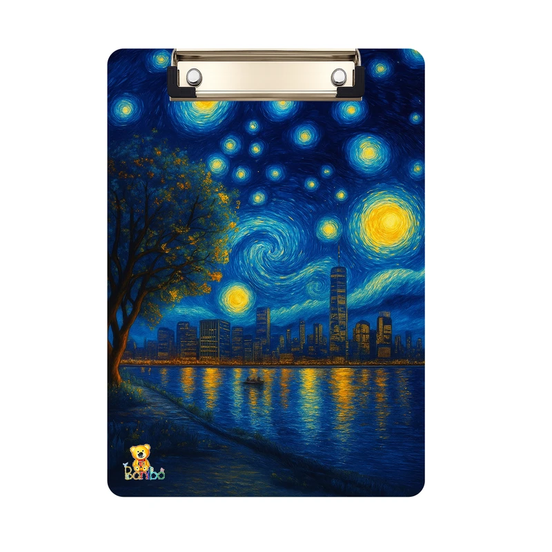 تخته شاسی بانیبو طرح ونگوگ کد 2721  سایز a4