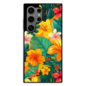 AKAM AMC-WSGS24U-FLOWERS-28 Cover For Samsung Galaxy S24 Ultra