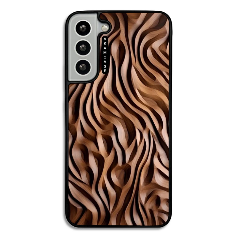 کاور آکام مدل AMC-WSGS22P-WOOD-7 مناسب برای گوشی موبایل سامسونگ Galaxy S22 Plus