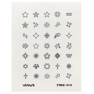 برچسب لنز ناخن مدل ونوس کد 013