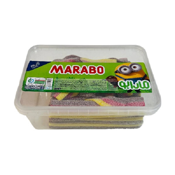 پاستیل نواری با طعم بلک بری مارابو - 900 گرم