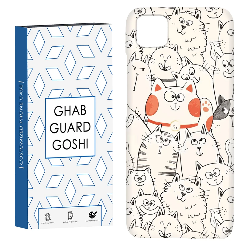 کاور قاب گارد گوشی طرح گربه کد Dimo-024 مناسب برای گوشی موبایل شیائومی Poco C3