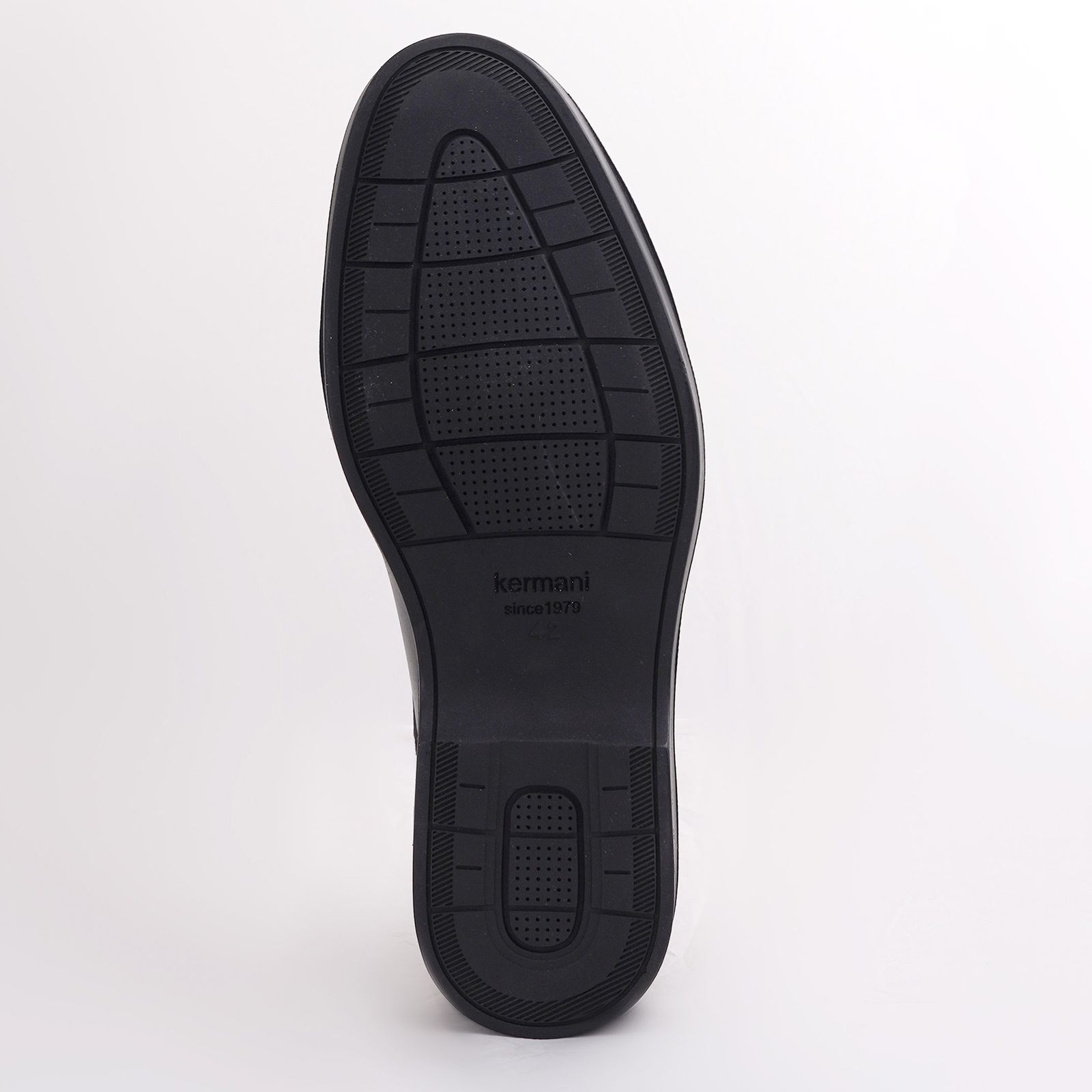 کفش مردانه کرمانی مدل چرم طبیعی دستدوز طبی کد 1075 رنگ مشکی -  - 7