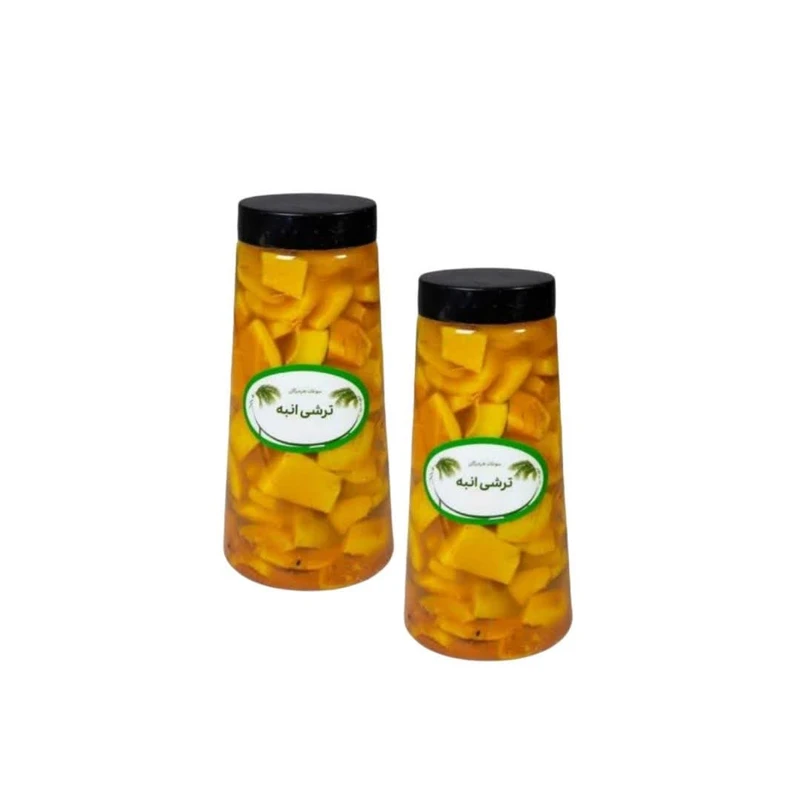  ترشی انبه فلفلی - 1300 گرم مجموعه 2 عددی