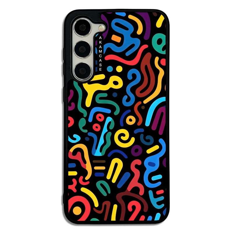 کاور آکام مدل AMC-WSGS23P-DOODLE20 مناسب برای گوشی موبایل سامسونگ Galaxy S23 Plus
