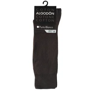 جوراب مردانه پونتو بلانکو مدل کتان آلگودون طرح دار  599-10-74702