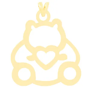 آویز گردنبند طلا 18 عیار زنانه الن نار مدل ELN3687