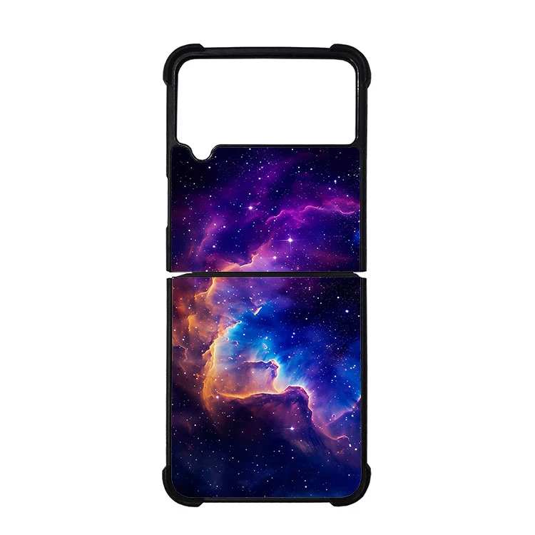 کاور قاب گارد هوم طرح کهکشان مناسب برای گوشی موبایل سامسونگ galaxy z flip 4